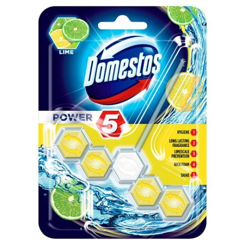 DOMESTOS Power5 WC frissítő blokk Lime 1db-os