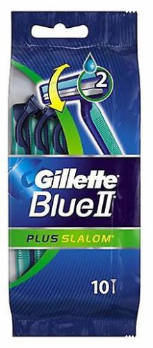 Gillette Blue II Plus Slalom eldobható borotva 10db-os
