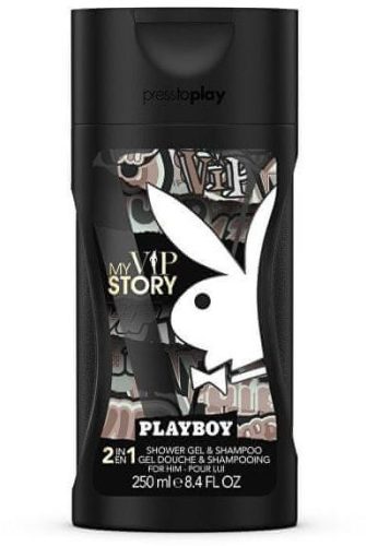 Playboy My VIP Story 2in1 tusfürdő és sampon 250 ml