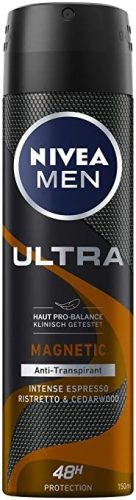 NIVEA MEN Ultra Magnetic Intense Espresso dezodor 150ml