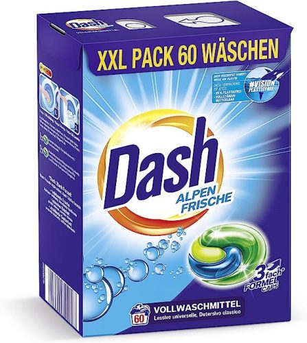 Dash folyékony kapszula 60 mosás 60 db 3in1 Alpine Fresh