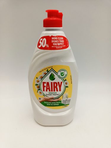 Fairy/JAR folyékony mosogatószer 450 ml Sensitive Chamomile&Vit.E