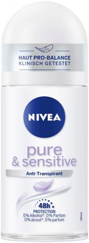 Nivea  Pure&Sensitive 0% Alkohol roll-on 50 ml