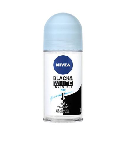 NIVEA Black & White Invisible Pure izzadásgátló roll-on  golyós dezodor 50 ml