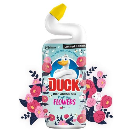 Duck WC tisztító 750ml Flower Kiss