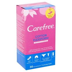   Carefree Cotton Flexiform illatmentes tisztasági betét 30 db