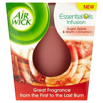 Air Wick Essential Oils Cukoralma és fahéj illatgyertya   105gr.