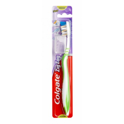 Colgate ZigZag közepes sörtéjű fogkefe többféle színben