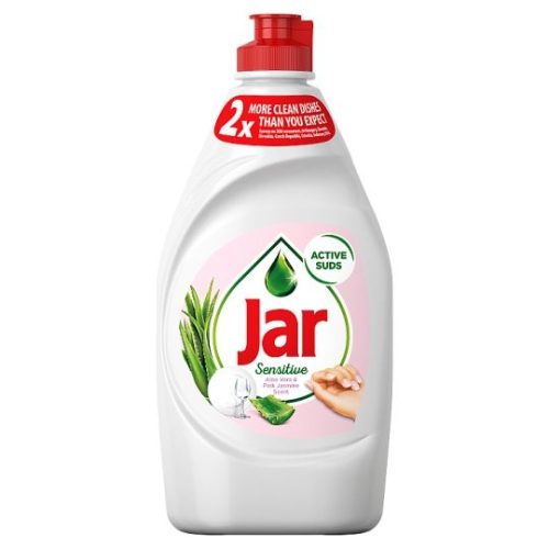 Jar Sensitive Aloe Vera & Pink Jasmin Mosogatószer, 450 ml