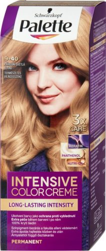 Palette Intensive Color Creme Tartós hajfesték, természetes világosszőke 9-40, 1 db