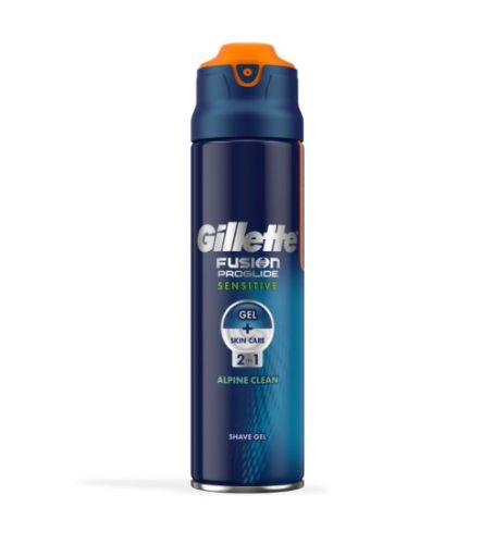 Gillette Fusion5 Proglide Sensitive Alpine Clean Borotvazselé 170 ml