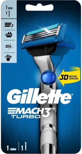Gillette Mach3 Turbo 3D borotvakészülék + 1 betét