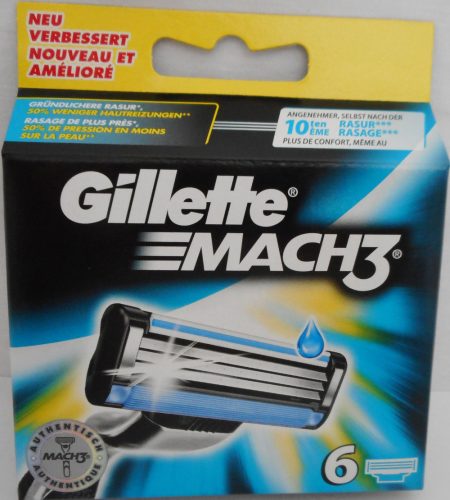 Gillette borotvabetét 6 db Mach3