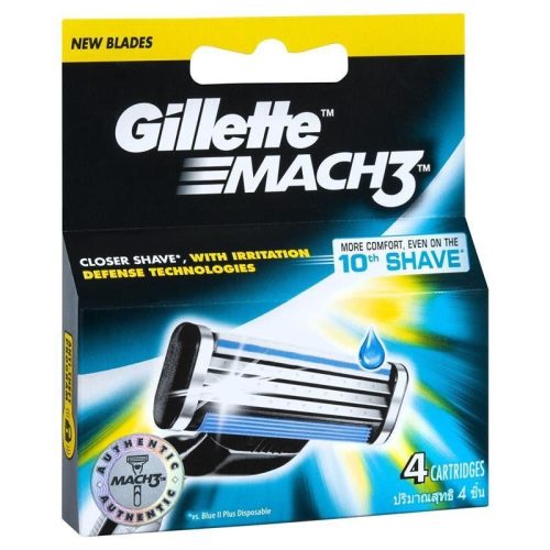Gillette Mach3 Borotvabetét 4 db
