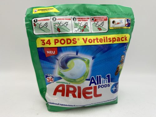 Ariel folyékony kapszula 34 mosás 34 db All in 1 Universal+ Extra