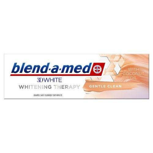 Blend-a-med 3DWhite Whitening Therapy Gentle Clean Coconut Oil Fogkrém, 75ml