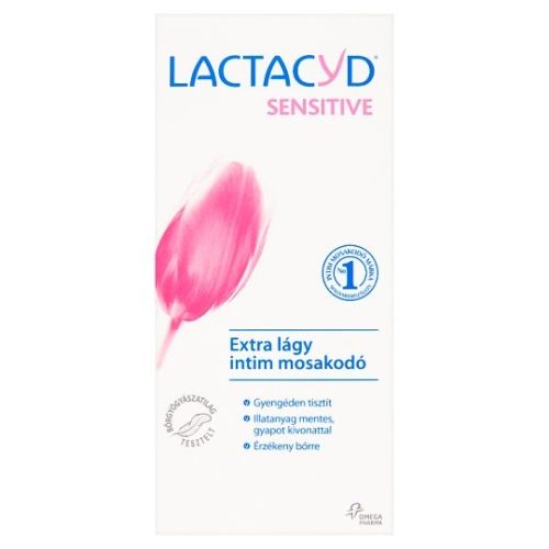 Lactacyd Sensitive extra lágy intim mosakodó 300 ml