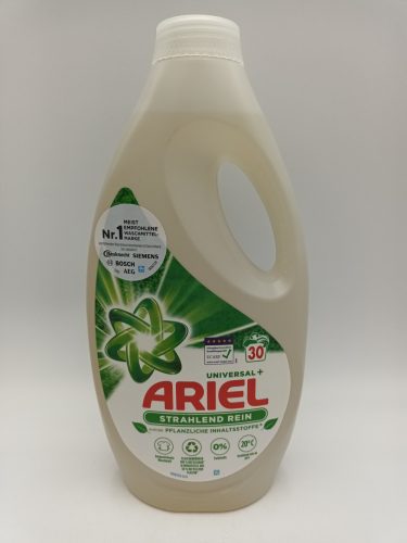 Ariel folyékony mosószer 30 mosás 1,65 l Universal+ Strahlend Rein