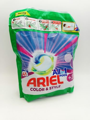 Ariel All in1 PODS + Textilvédelem mosókapszula 41 mosáshoz