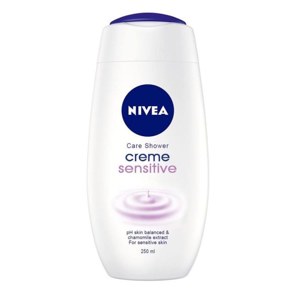 NIVEA Creme Sensitive tusfürdő érzékeny bőrre 250 ml