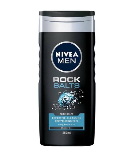 NIVEA MEN Rock Salt tusfürdő tusoláshoz, arc- és hajmosáshoz 250 ml