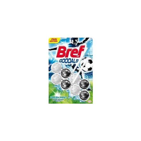 Bref Power Active Goooals Fresh Mint WC tisztító blokk 2x50g