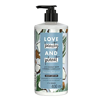 Love Beauty and Planet testápoló pumpás 400 ml Coconout Water&Mimosa Flower