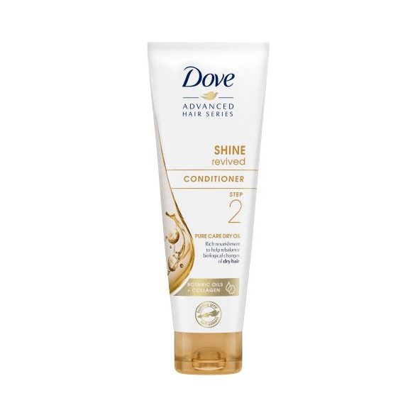 DOVE Advanced Hair Series Pure Care Dry Oil Shine Revived hajbalzsam 250ml