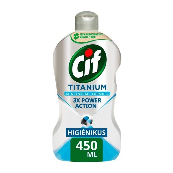 Cif Titanium higiénikus kézi mosogatószer 450 ml