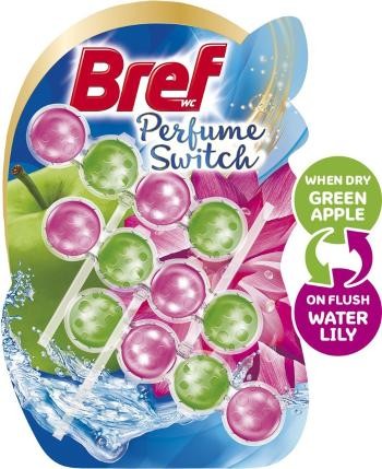 Bref Perfume Switch Green Apple-Water Lily WC frissítő 3 x 50 g