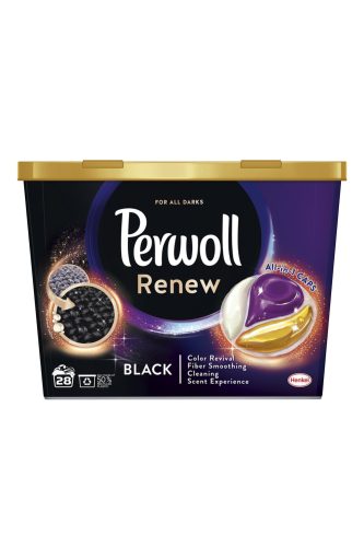Perwoll folyékony kapszula 28 mosás 28 db Black Renew&Care