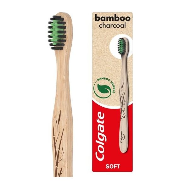 Colgate Bamboo Charcoal lágy fogkefe 1db